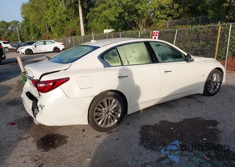 2019 Infiniti Q50 3.0T Luxe from USA, damaged, VIN JN1EV7AP1KM513252